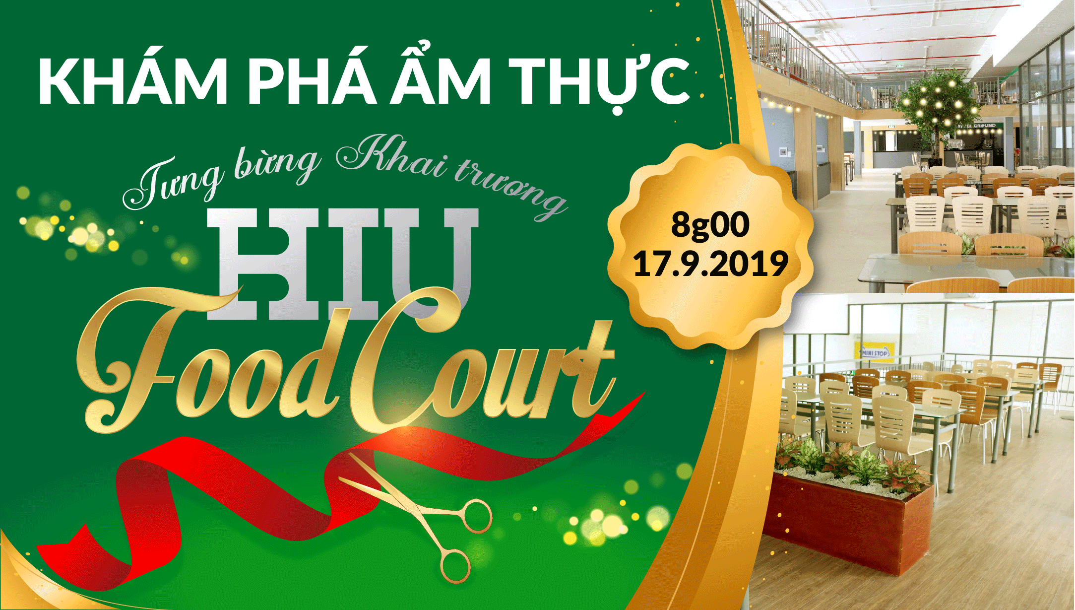 “Bật mí” siêu thực đơn tại Foodcourt HIU sắp khai trương