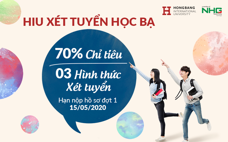 Mở cổng đại học HIU bằng phương thức xét tuyển học bạ