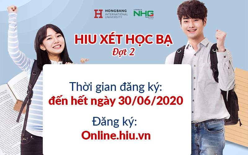 Đại học Quốc tế Hồng Bàng nhận hồ sơ đăng ký xét học bạ đợt 2 đến hết ngày 30/6