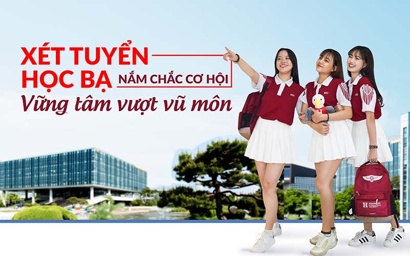Xét tuyển học bạ – Vững tâm vượt vũ môn