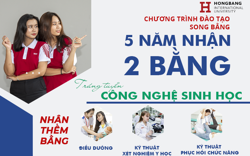 HIU bổ sung Công nghệ sinh học vào danh mục các ngành đào tạo song bằng