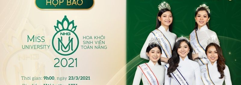 Họp báo Miss University 2021