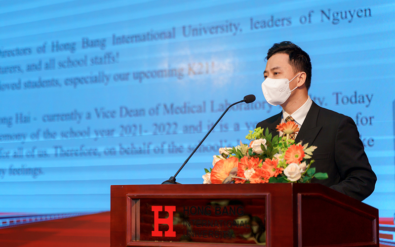 Thạc sĩ Vũ Hồng Hải – phó trưởng khoa Xét nghiệm Y học