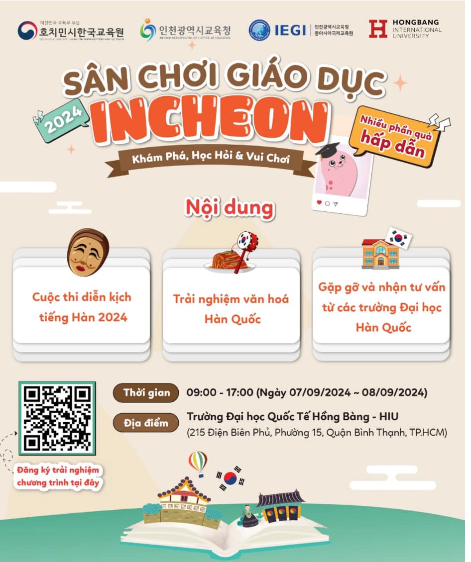 Sân Chơi Giáo Dục Incheon 2024 – Khám Phá, Học Hỏi & Vui Chơi!