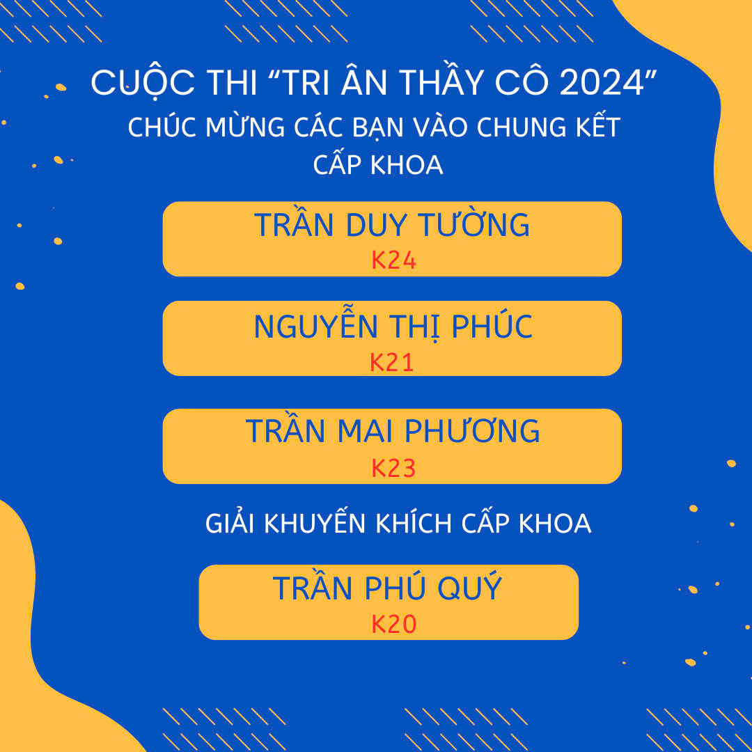 CUỘC THI TRI ÂN THẦY CÔ 2024