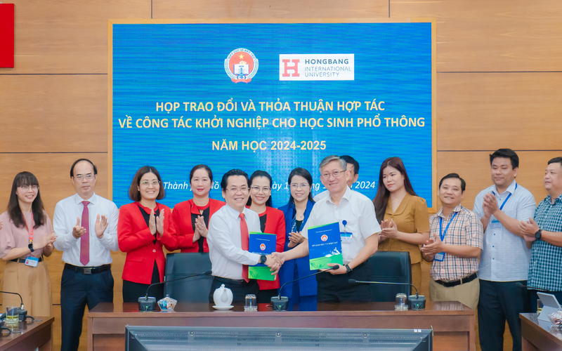 HIU hợp tác cùng Sở GD-ĐT TP.HCM về công tác khởi nghiệp cho học sinh THPT năm học 2024 – 2025