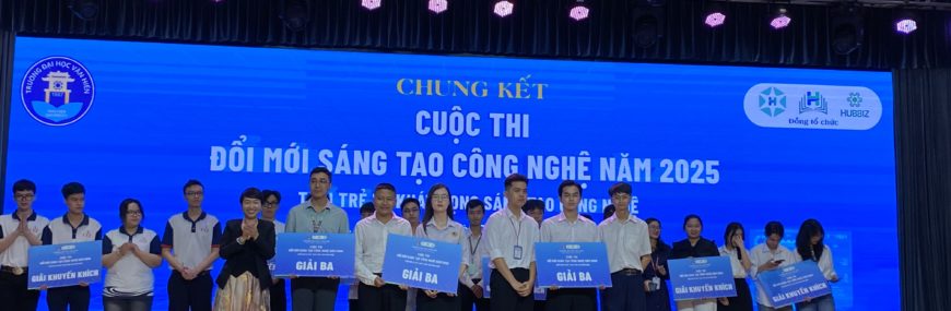 SV CNTT ĐẠT GIẢI 3 TẠI CUỘC THI ĐỔI MỚI SÁNG TẠO