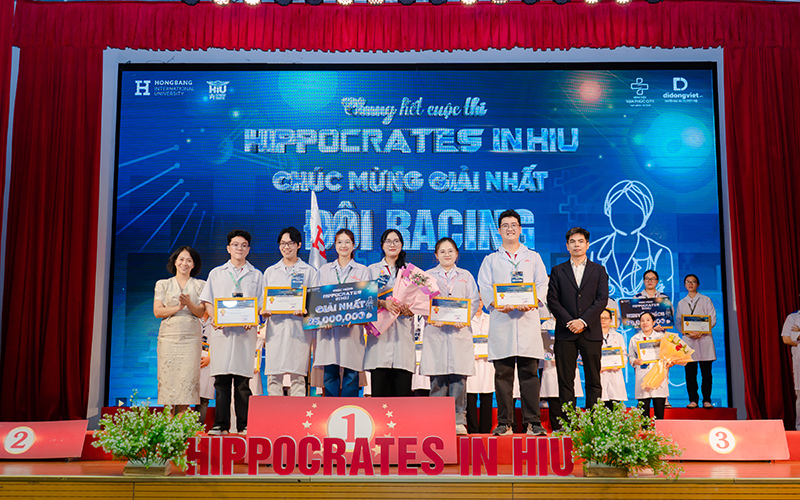 Hippocrates in HIU 2025 khi sinh viên khối Sức khỏe “thử lửa” nghề y tại bệnh viện