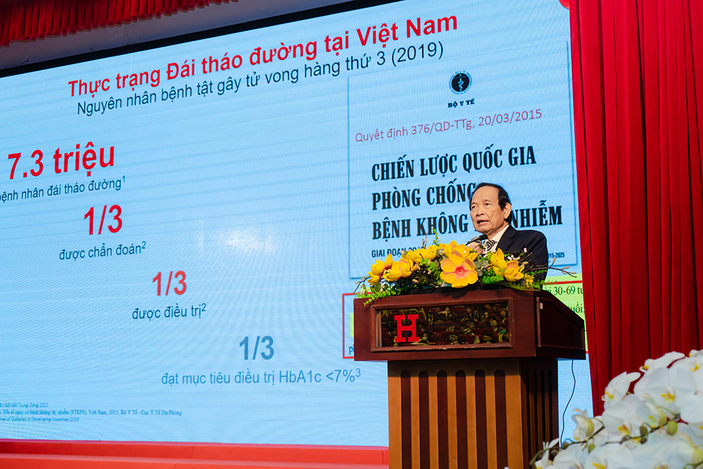 GS.TS Trần Hữu Dàng trình bày mô hình điều trị ABCDE