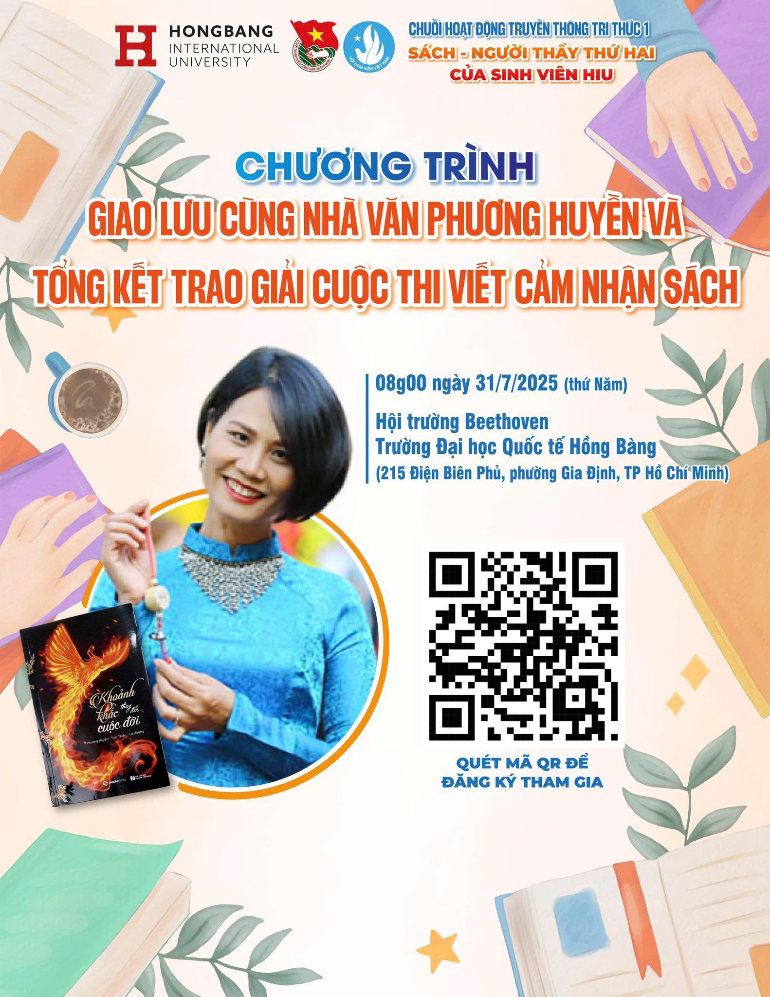 CHƯƠNG TRÌNH GIAO LƯU VÀ TRAO GIẢI CUỘC THI VIẾT CẢM NHẬN SÁCH