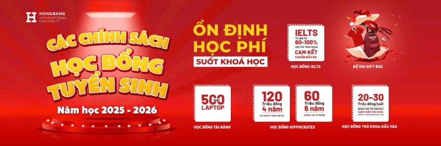 Đăng ký tham gia xét tuyển học bạ Trường Đại học Quốc tế Hồng Bàng - HIU ổn định học phí
