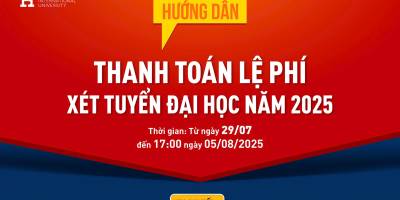 Hướng dẫn thí sinh thanh toán lệ phí xét tuyển đại học năm 2025