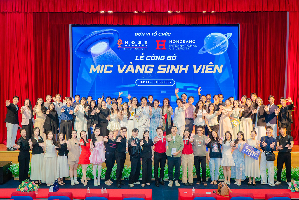 Lễ Công bố MIC Vàng Sinh Viên 2025 diễn ra tại Trường Đại học Quốc tế Hồng Bàng ngày 20/9
