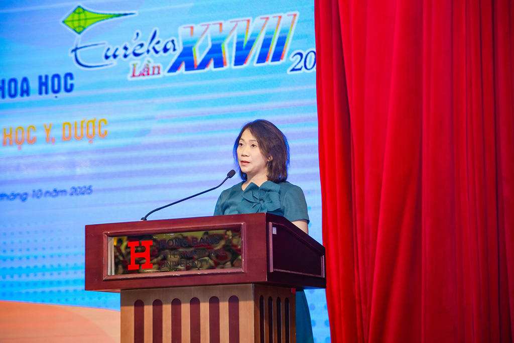 PGS.TS.DS Nguyễn Thị Thu Thủy phát biểu tại lễ khai mạc