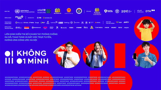 HIU hưởng ứng Chiến dịch “Không Một Mình” – Chung tay cùng nhau an toàn trực tuyến