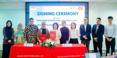 HIU ký kết hợp tác và giao lưu văn hóa với Đại học UNIKOM, Indonesia