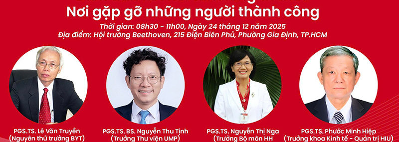 HIU tổ chức Diễn đàn “Kết nối tấm lòng tri thức - Nơi gặp gỡ những người thành công”