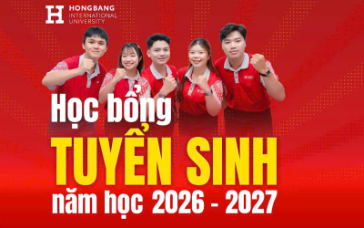 Học bổng Tuyển sinh Trường Đại học Quốc tế Hồng Bàng năm 2026