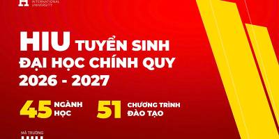 Tuyển sinh 2026: HIU áp dụng 6 phương thức xét tuyển cho 45 ngành học