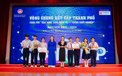 Trao giải Cuộc thi “Học sinh, sinh viên với ý tưởng khởi nghiệp” năm học 2025-2026