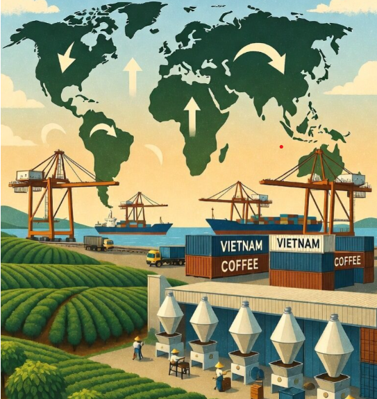 Thủ tục xuất khẩu cà phê 2026 – xu hướng mới doanh nghiệp cần biết