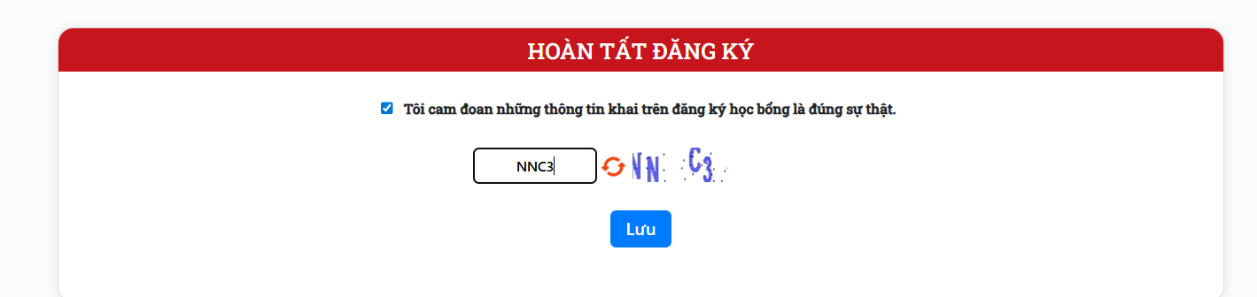 Hoàn tất hồ sơ
