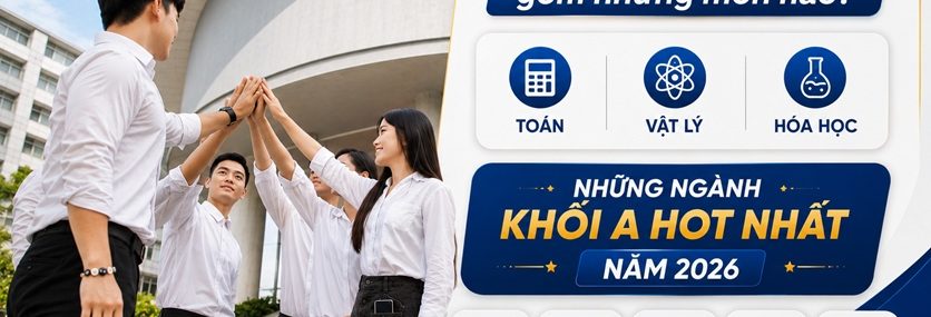 Khối A gồm những môn nào? Những ngành khối A hot nhất năm 2026