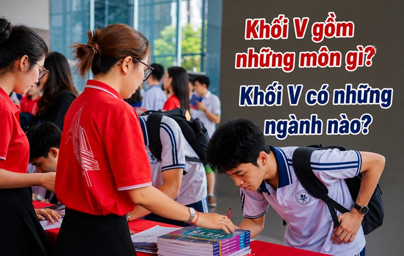 Khối V gồm những môn gì? Khối V có những ngành nào?
