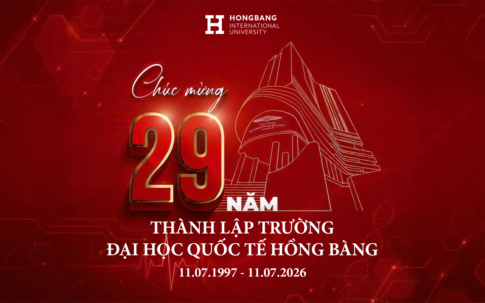 Trường Đại học Quốc tế Hồng Bàng kỉ niệm 29 năm thành lập