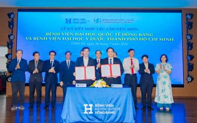 Bệnh viện Đại học Quốc tế Hồng Bàng ký kết hợp tác chuyên môn với Bệnh viện Đại học Y Dược TP. Hồ Chí Minh