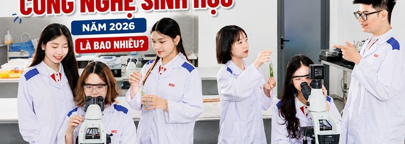 Điểm chuẩn ngành công nghệ sinh học
