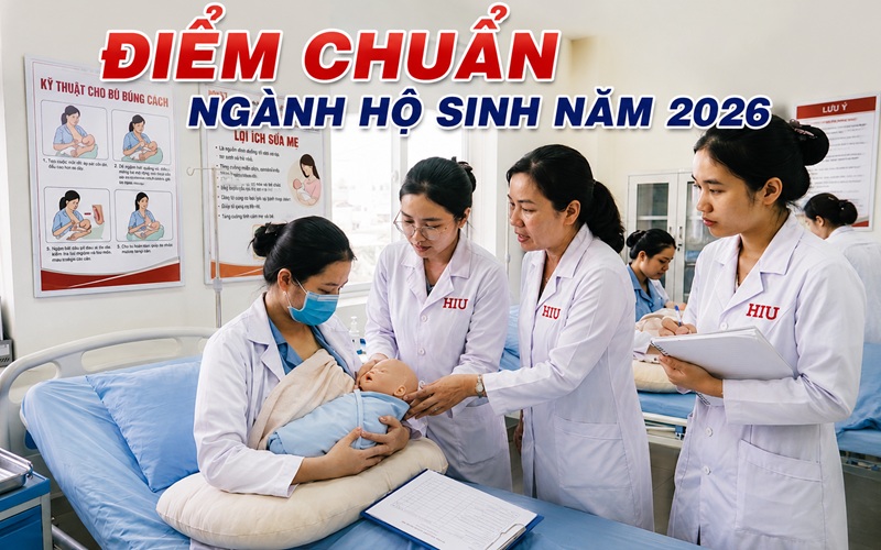 Điểm chuẩn ngành Hộ sinh năm 2026 là bao nhiêu?