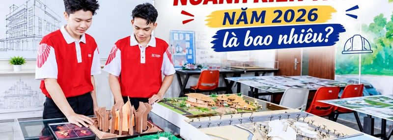 Điểm chuẩn ngành kiến trúc năm 2026 là bao nhiêu?