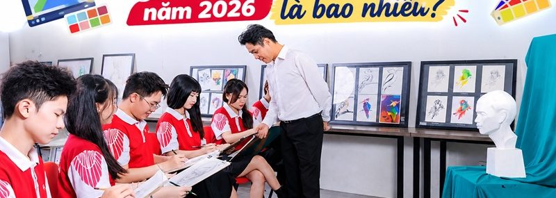 Điểm chuẩn ngành thiết kế đồ họa năm 2026 là bao nhiêu?