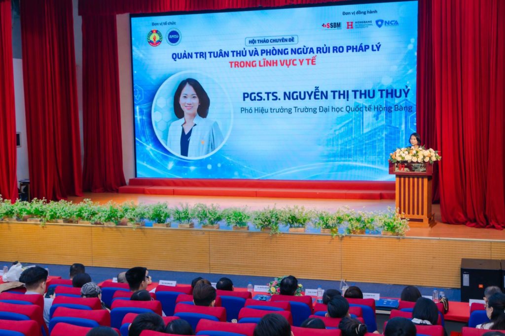 PGS.TS. Nguyễn Thị Thu Thủy - Phó Hiệu trưởng HIU, chia sẻ về yêu cầu phát triển nguồn nhân lực y tế trong giai đoạn mới.